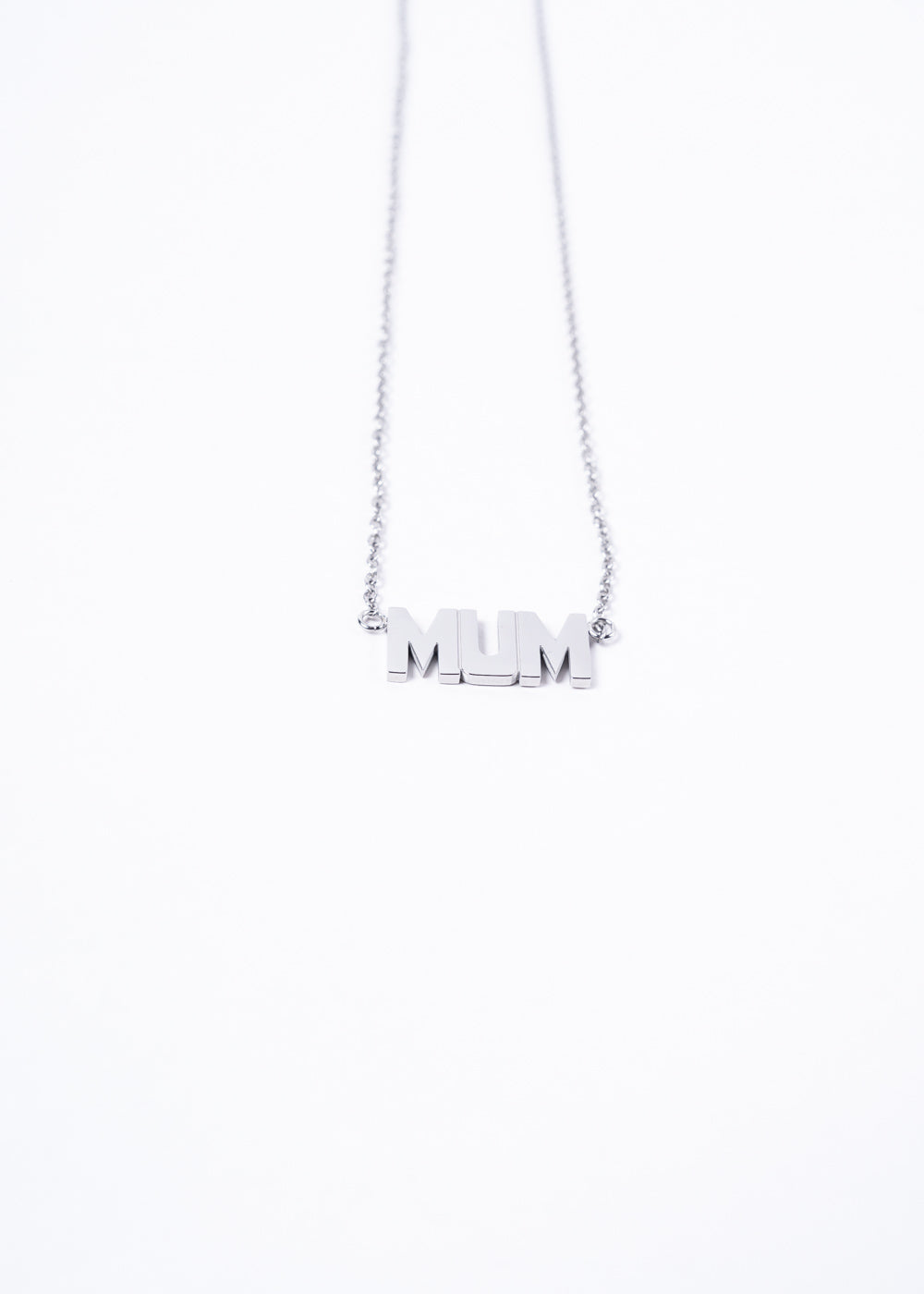 MUM NECKLACE SILVER